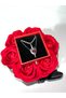 Red Heart Sword Couple Necklace with Zircon Stone and Steel Chain - 3