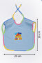 12 Pack Baby Bibs with Oilcloth Waterproof 29*35 cm Scented with Drawstring on the Sleeve - 3