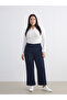 Elastic Waist Textured Women's Trousers - 2