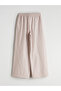 Plaid Girls' Trousers with Elastic Waist - 3