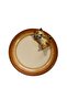 Handmade Ceramic Presentation Plate with Cat Figure - 3