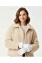 Women'S, Thermal, White, Ankle Plush Detailed Fleece, Gloves - 3