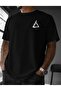 Chest Triangle Printed Pattern T-Shirt