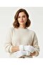 Women'S, Thermal, White, Ankle Plush Detailed Fleece, Gloves - 2