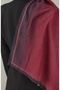 Mineleşarp Bamboo Kraş Dokuda Drage Burgundy Color Cotton Shawl - 2