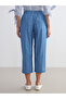 Özmarka New Season Elastic Waist Women's Jean Capri - 5