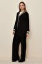 V-Neck Suit with Pants 46186