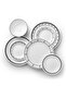 18 PCS Chip Resistant Classic Collection Dinnerware Set, Service for 6 - 2