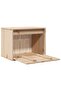 Wall Cabinet 45x30x35 cm Solid Pinewood - 4