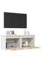 Wall Cabinets 2 pcs White 45x30x35 cm Solid Pinewood - 2
