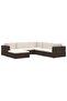 Sectional Middle Seat 1 pc with Cushions Poly Rattan Grey - 6
