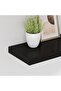 Floating Wall Shelves 2 pcs Black 50x23x3.8 cm MDF - 2
