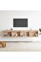 Wall Cabinets 2 pcs 100x30x35 cm Solid Wood Pine - 2