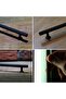 Furniture Kitchen Cabinet Drawer Cabinet Handles Lid Handle Handle Black 192 mm Metal Handle - 3
