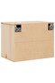 Wall Cabinet 45x30x35 cm Solid Pinewood - 6