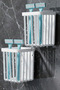 2-Piece Set Adhesive Bathroom Hair Brush Comb Organizer Toothbrush Holder Multi-Purpose Kitchen Wall Shelf - 4