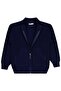 Zippered Pocket Cardigan for 6-9 Years Old - Navy Blue 9-10 Years Old - 2