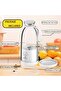 Portable Blender, Personal Size Blender, 2400mAh Battery, 6 blades, 500ml, Mini Blender (White) - 2