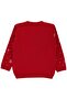 Bear Patterned Sweater with Hat for 2-5 Years Old - Red - 2