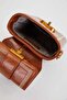 Tan Rectangular Handbag - 3