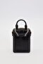 Black Rectangular Handbag - 4