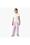 Heart Print Joggers with Drawstring Closure - 2