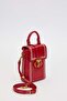 Red Rectangular Handbag - 2