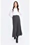 Women's Pleated Knit Skirt Anthracite - 2
