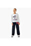 Girls Track Pants with Bow Print - Cotton - 2