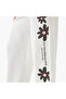 Girls Track Pants with Floral Print - Cotton - Drawstring Waist - 5