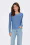 Women's Onlgeena Long Sleeve Knitted Sweater 15113356 Blue