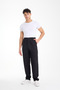 Men's Relaxed Fit Pleated Classic Baggy Trousers
