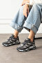 Unisex Smoke Casual High Sole Sneakers - 6