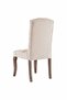 Dining Chairs 2 pcs Beige Linen-Look Fabric - 4