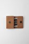 Genuine Leather Unisex Wallet with Hidden Magnet Detail - 13708 - Tan/Brown - 3