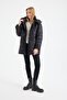 Women's Long Detachable Hooded Reversible Zipper Quilted Puffer Coat 8895 - 8