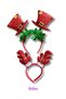 New Year's Concept Light-Up Three-Mode Hat-Shaped Shiny Green Crown and Antler Crown (2Pcs)
