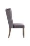 Dining Chair Grey Velvet - 2