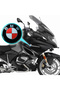 11×4 نصف دائرة + 1×2 نصف دائرة لشعار BMW، مجموعة ملصقات بأحجام مختلفة (46 قطعة) - 5