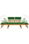 Garden Bench with Cushions 2-in-1 190 cm Solid Acacia Wood - 5