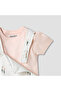 Floral Print Dungaree and T-shirt Set - 4