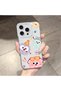 iPhone 16 Pro Compatible Case Camera Protection Transparent Ultra Thin Silicone Cover Beautiful Pattern