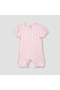 Floral Print Romper with Puff Sleeves - Set of 4 - 2