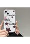 حافظة متوافقة مع هاتف iPhone 14 Plus، حماية للكاميرا، غطاء سيليكون شفاف فائق النحافة على شكل نجمة - 2