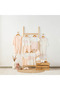 Floral Print Sleepsuit with Ruffle Detail - 7