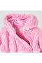Textured Hooded Romper with Long Sleeves - 3