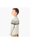 Printed Sweater with Long Sleeves - 3