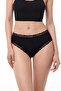 Women's Black 6-Pack Ultra Soft Micro Modal Lace Trim Slip Panties 6m700 - 2