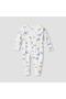 Printed Closed Feet Sleepsuit with Long Sleeves