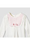 Bow Accent Closed Feet Sleepsuit with Long Sleeves - 3